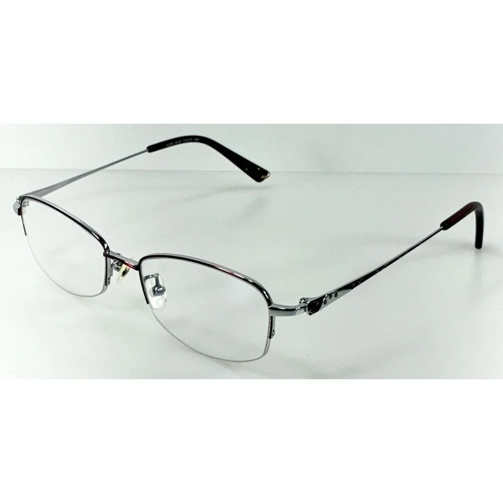 Kay Unger Eyeglasses K228 BUR, 53-17-140 Burgundy & Silver Frames Only